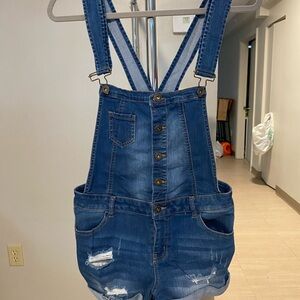 Wax Jean Classic Blue Denim Overalls